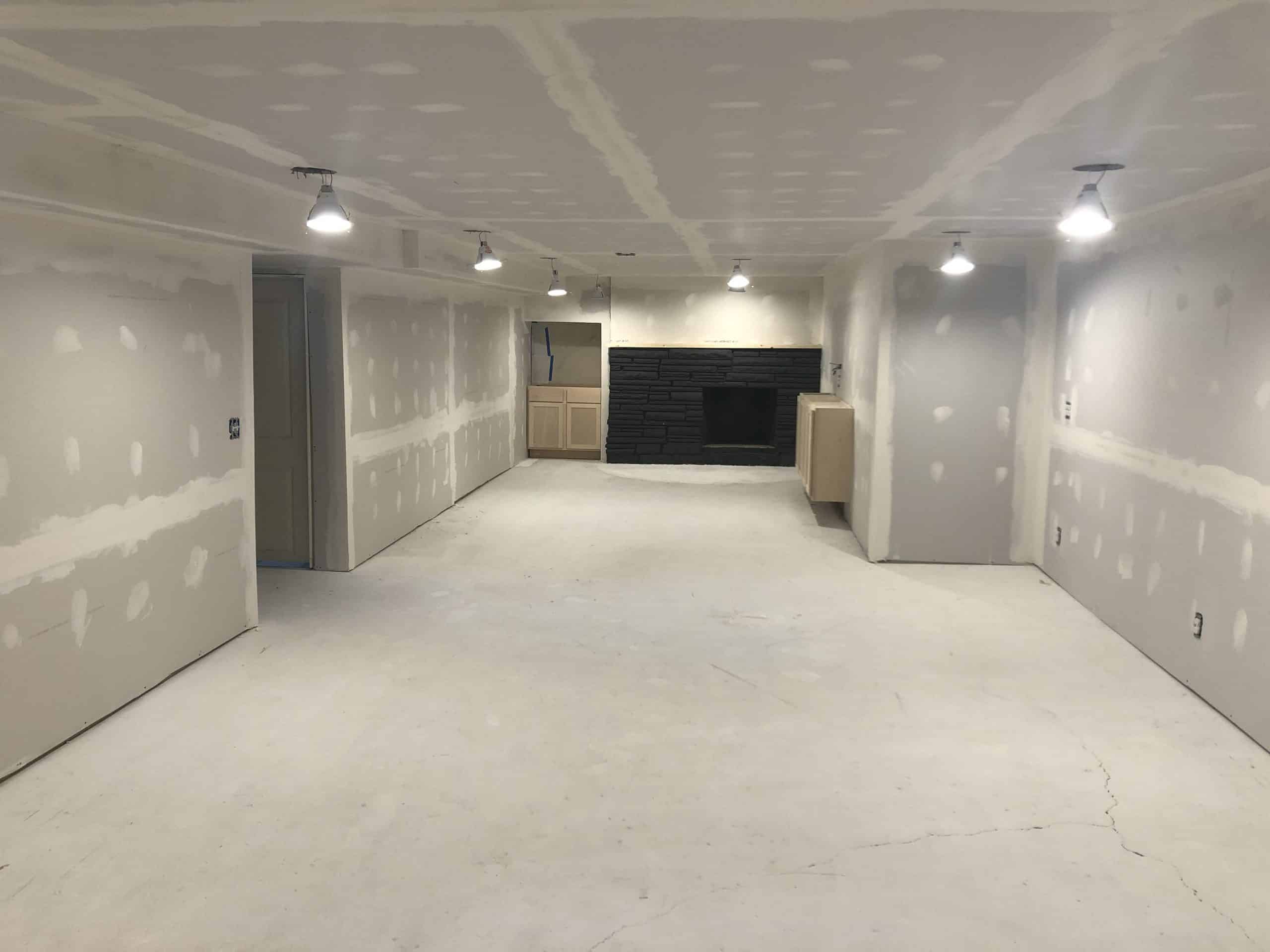 Professional drywall installation